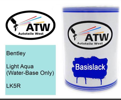 Bentley, Light Aqua (Water-Base Only), LK5R: 500ml Lackdose, von ATW Autoteile West.